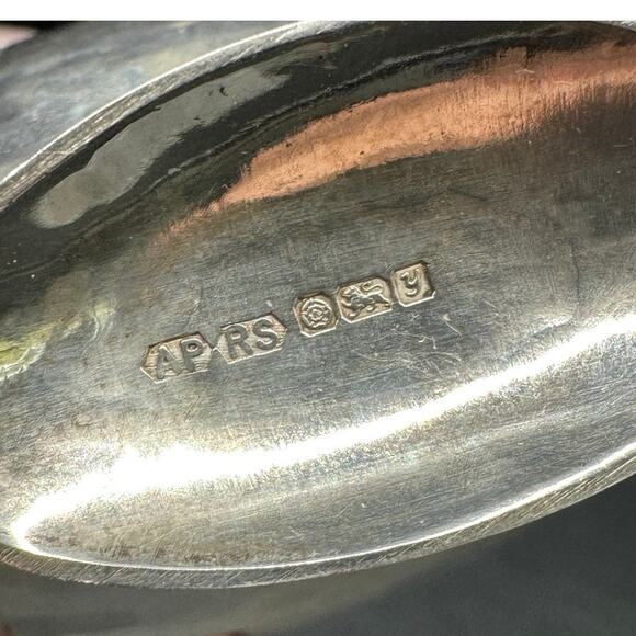 A.P.R. Scully Sterling Silver Vase London 1998 Hand-Hammered Modern Design 925 - Picture 3 of 8